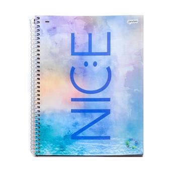 Caderno Espiral Jandaia 10 Mat 160Fls Energy Color Nice Caderno