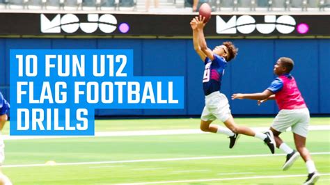 10 Fun U12 Flag Football Drills Flag Football Drills By MOJO YouTube