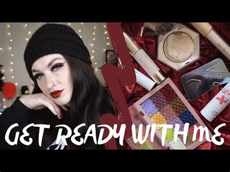 Grwm Red Eyeshadow Red Lips Youtube