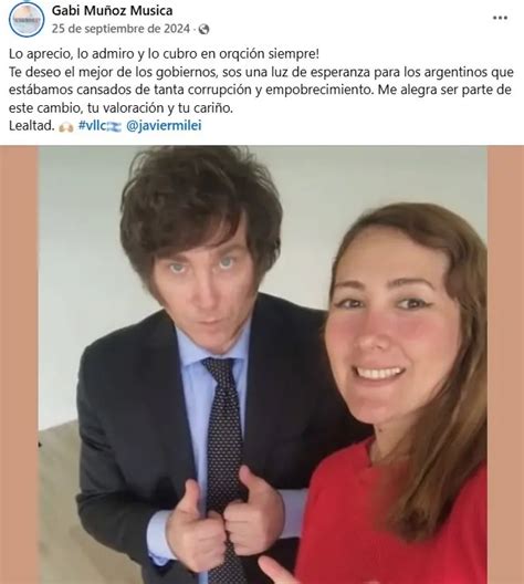 La Presunta Noviecita De Javier Milei De Cantante Amateur A Funcionaria De ANSES