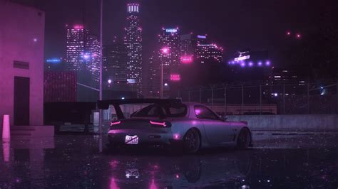 Mazda RX 7 Live Wallpaper 3440x1440