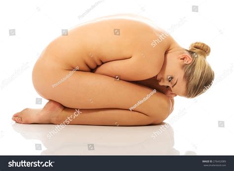 Nude Woman Curled On Floor Stock Photo Shutterstock