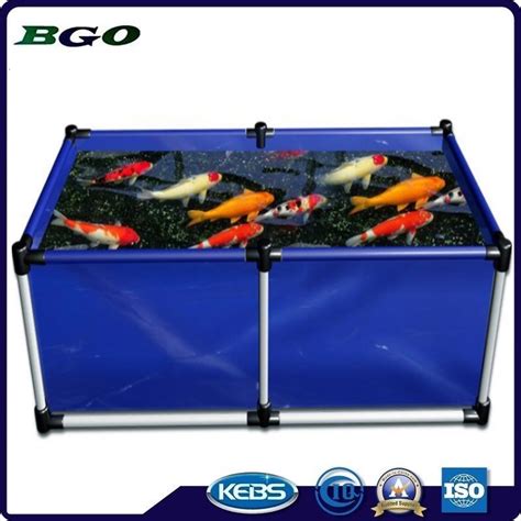 1200 Liters Fold Able Shrimp Pond PVC Tarpaulin Tilapia Fish Tank