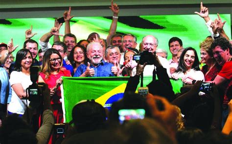 Lula vence Bolsonaro e é eleito presidente pela terceira vez DIARINHO