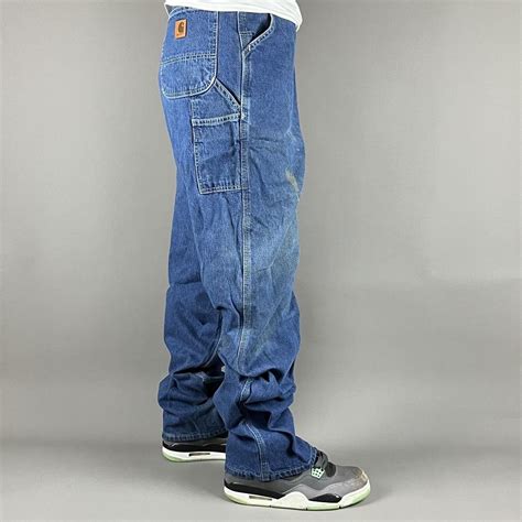 Baggy Denim Carhartt Jeans Condition Pretty... - Depop