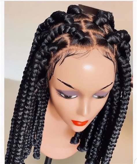 Box Braid Wig Jumbo Box Braided Wig Full Lace Wig Braid Wig Wig For