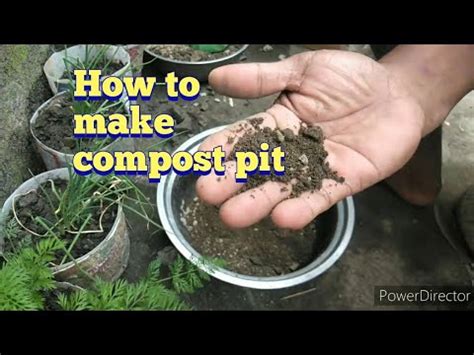 PAANO GUMAWA NG COMPOST PIT Mula Sa Pinag Balatan Ng Gulay YouTube