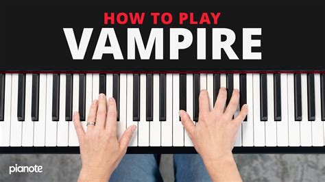 How To Play Vampire By Olivia Rodrigo Easy Piano Tutorial YouTube