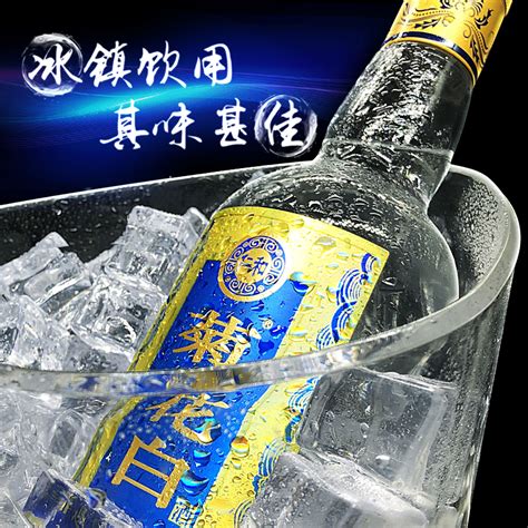 仁和菊花白酒 37度500ml6瓶珍藏版光瓶北京特产菊花酒重阳礼品虎窝淘