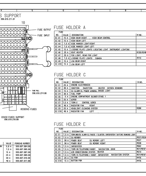 Diagram Porsche Boxster Fuse Box Diagram Mydiagramonline