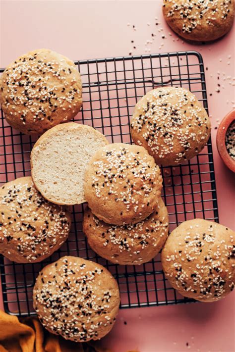 Gluten Free Hamburger Buns Vegan Minimalist Baker Recipes