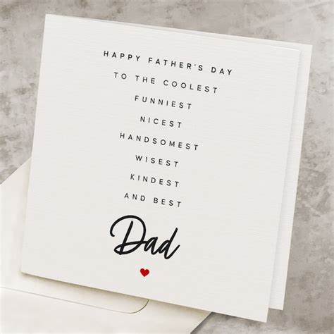 Funny Fathers Day Cards From Daughter - Etsy