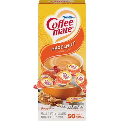 Coffee Mate Hazelnut Liquid Coffee Creamer Singles Gluten Free Creamers Nestle Professional