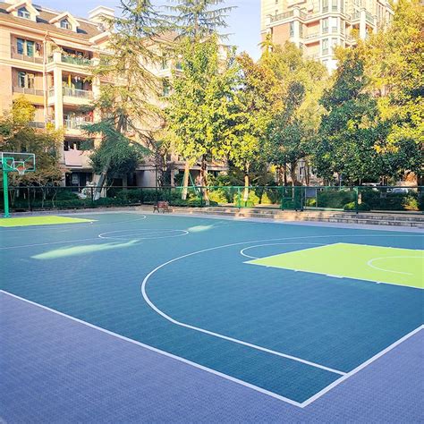 Fiba Certification Tpes Suspended Interlock Sport Court Flooring