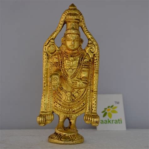 Brass Balaji Venkatesh Tirupati Statue Murti Idol Pooja Idols