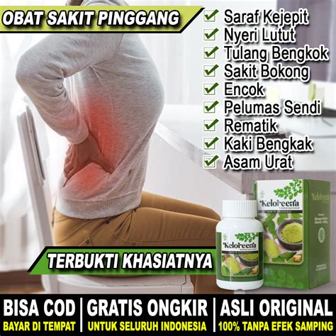 Jual Obat Sakit Pinggang Nyeri Bokong Sampai Ke Kaki Saraf Kejepit