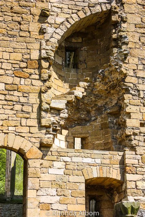 The Picturesque Ruins of Rievaulx Abbey in England's Countryside