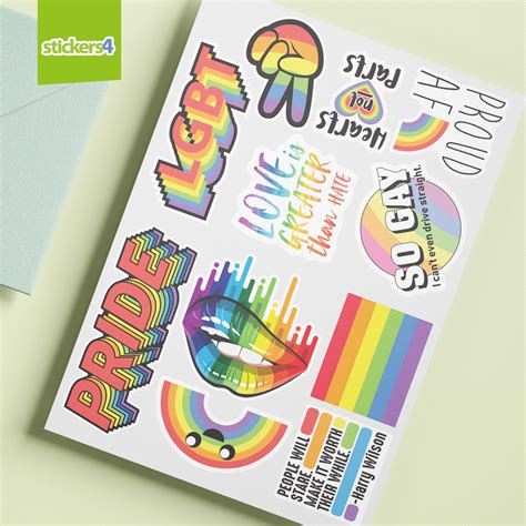 Lgbt Pride Sticker Pack Decorative Accessories Stickers4