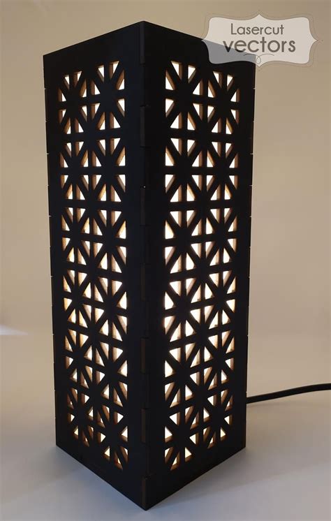 Laterne Laser Cut Holzlampe Teelichtkerze Glowforge Lampe Svg