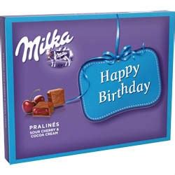 Milka Happy Birthday čokoládové pralinky 110g