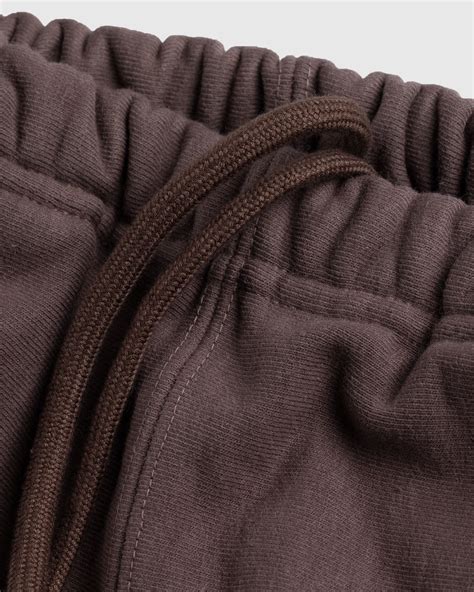 Auralee Super Milled Sweat Pants Brown Highsnobiety Shop