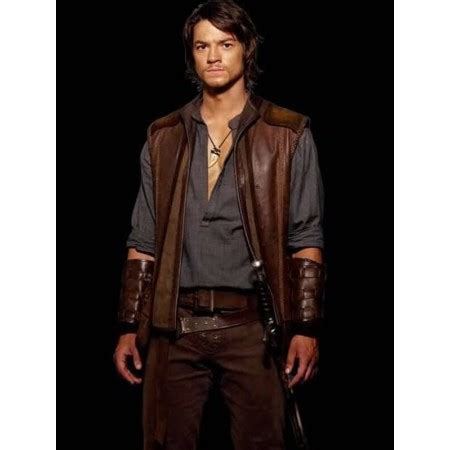 Craig Horner Legend Of The Seeker Leather Vest