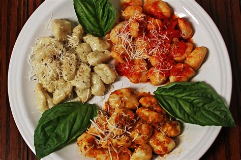 Potato Gnocchi With Three Sauces Recipe Giannis North Beach