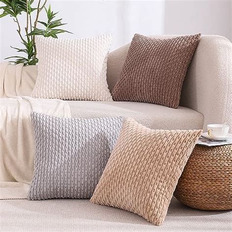 Amazon VAKADO Decorative Throw Pillow Covers 18x18 Set Of 4 Couch