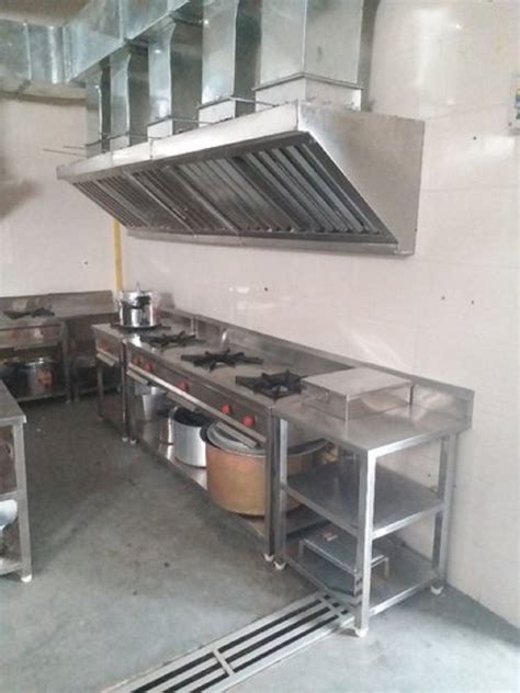 Rectangular Wall Mounted Commercial Kitchen Chimney At Rs Sq Ft In