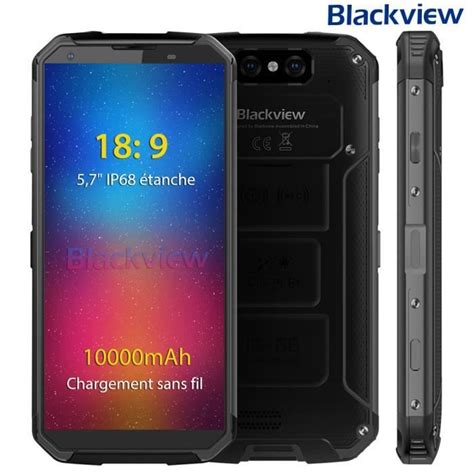 Blackview BV9500 Plus Smartphone IP68 Etanche 5 7 Écran 64Go Chargeur