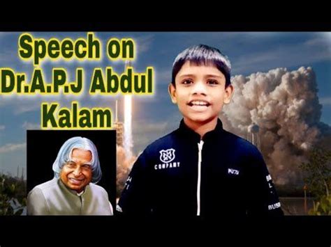 Speech On Dr.APJ Abdul Kalam | English speech, Speech, Abdul kalam