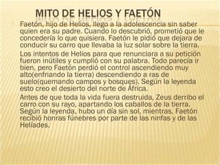 Helios Y Faet N Ppt