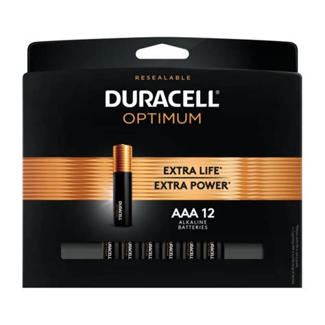 Duracell Optimum Aaa Alkaline Battery Pack The Home