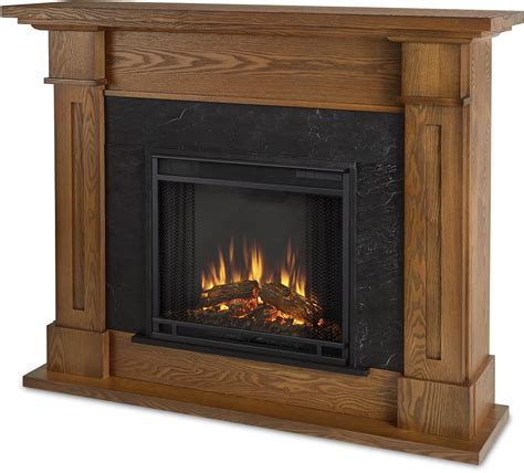 Best Buy Real Flame Kipling Electric Fireplace Burnished Oak 6030e Bo