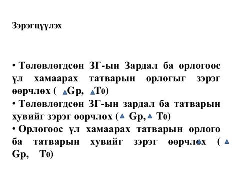 Сангийн бодлого бодох томъёонууд ЭЗО