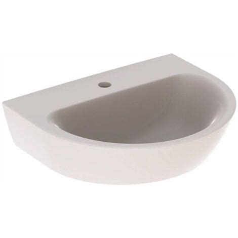 Lavabo Geberit Renova Avec Trou Pour Robinet Sans Trop Plein X Mm