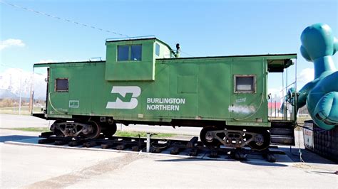 Burlington Northern Caboose 12200 St Ignatius Mt Train Cabooses