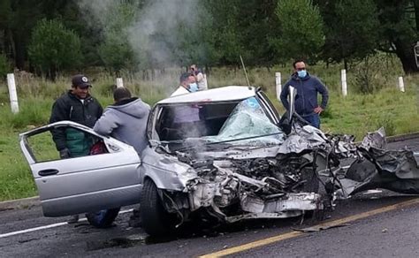 Accidente En La Amozoc Perote Puebla Hoy Deja Dos Lesionados