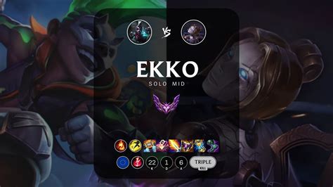 Ekko Mid Vs Orianna Euw Master Patch Youtube