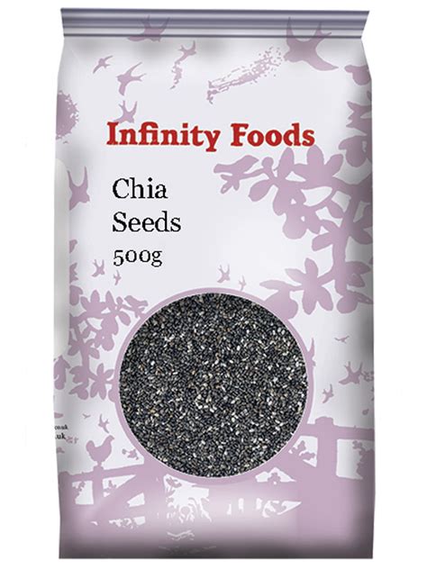 Chia Seeds 500g Infinity Foods Healthy Supplies