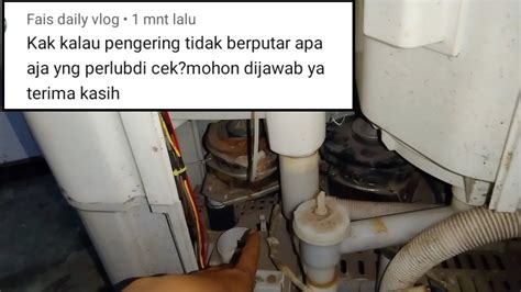 GAMPANG CARA MEMPERBAIKI PENGERING MESIN CUCI TIDAK BERPUTAR YouTube