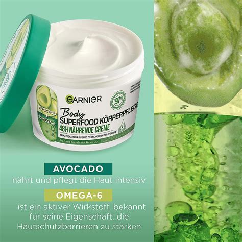 Garnier Nährende Körperpflege Für Trockene Haut Body Butter Mit Avocado Und Omega 6 380 Ml