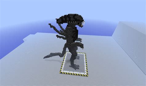 Xenomorph From The Aliens Franchise Film Minecraft Map