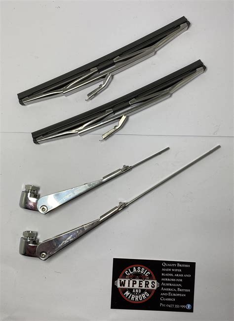 Classic Style Hot Rod Windscreen Wiper Full Set Arms And Blades 1 4