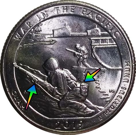 2019 Guam Quarter Errors Varieties Values Old Coins Value