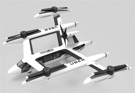 Futuristic Uber Flying Car Concept for Aerial Taxi Service in 2023 - Tuvie