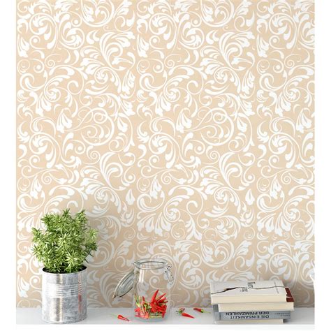 Papel De Parede Para Quartos E Sala Em Tons Nude Completo Shopee Brasil