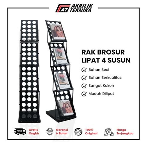 Jual Rak Brosur Lipat Susun Rak Susun Brosur Besi Rak Display