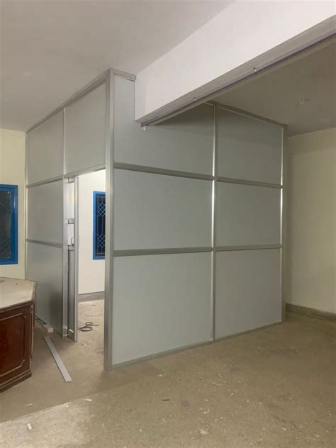 Silver Aluminum Office Partition At Rs Sq Ft In Chennai Id