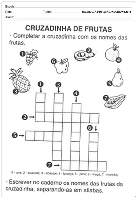 Alimentacao Saudavel 2 Ano - Atividades de alimentação saudável 2º ano - Atividades Educativas - Escola